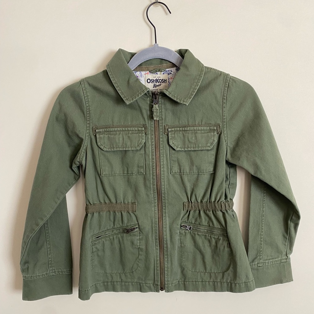 Oshkosh Olive Jacket Size 10